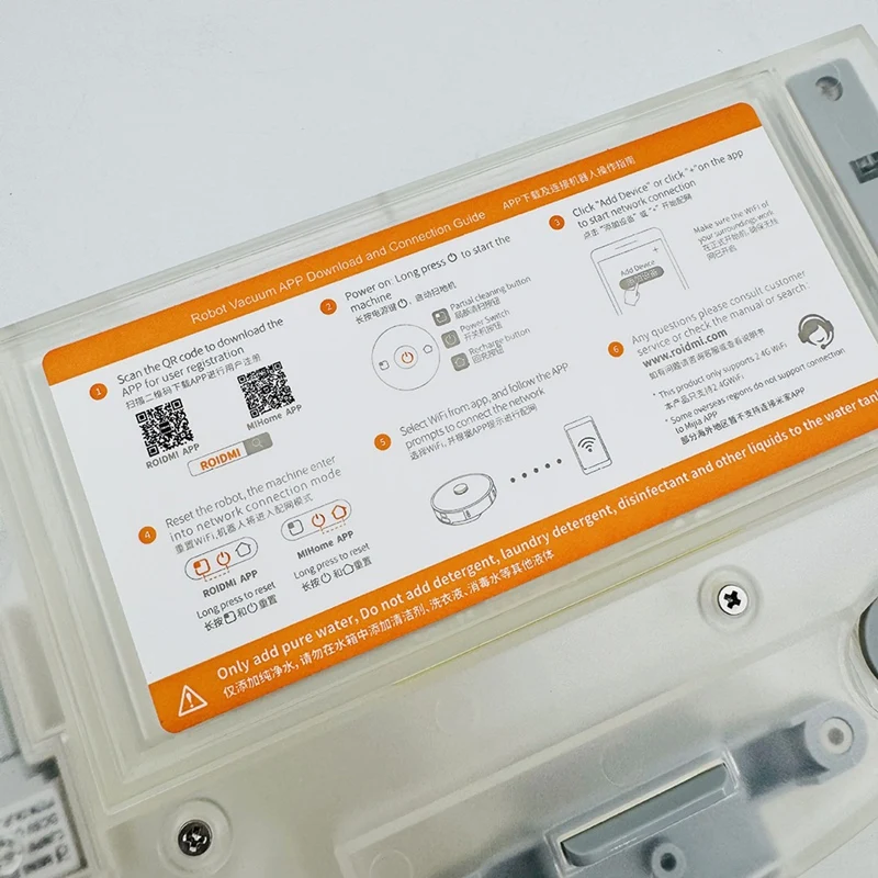 ل EVE Plus / H40 جهاز آلي لتنظيف الأتربة قطع غيار التحكم الكهربائي صندوق جمع الغبار خزان المياه الملحقات-A23U