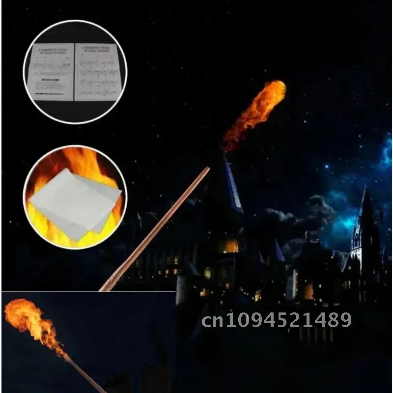 Cosplay Electronic Fire Flasher Magic Wands Tricks Flame Lighter Device Props Magicians Professional Accessories Magia Trucos