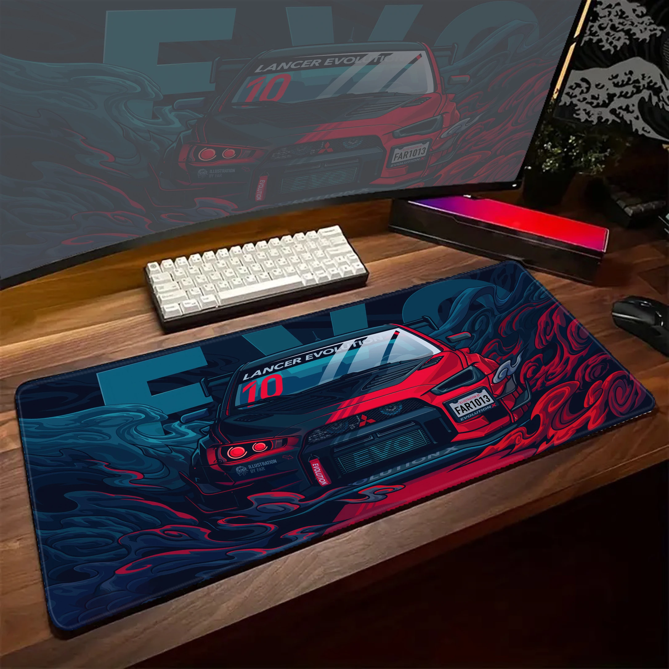 

Large Gaming Mousepad Cool Cars Durable Extended Pads Office Keyboard Mat Non-slip Rubber Base 900x400 Computer Mouse Pads