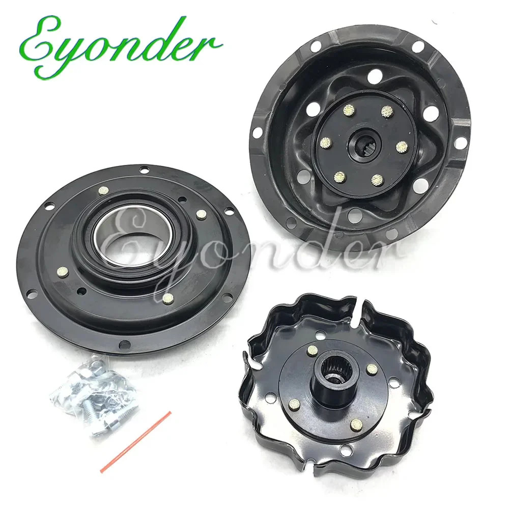 AC A/C Compressor Clutch Pulley for VW Volkswagen PHAETON AJS TOUAREG 7LA 7L6 7L7 2.5 5.0 7H0820805H 3D0820805E 7H0820805B