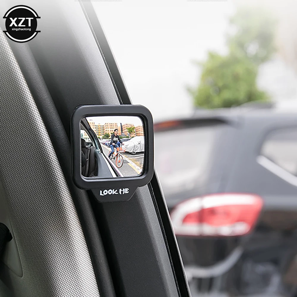 Car Wide Angle Mirror Rear View Mirror Car Rear Back Up Mirror Auxiliary Rear View Mirror Anti-collision Accessories