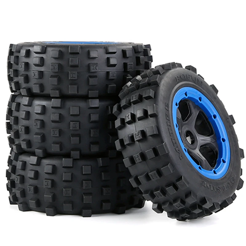 Off-Road Car Rear And Front Tyres For 1/5 HPI ROFUN BAHA ROVAN KM BAJA 5T/5SC/5FT Rc Car Toys Parts