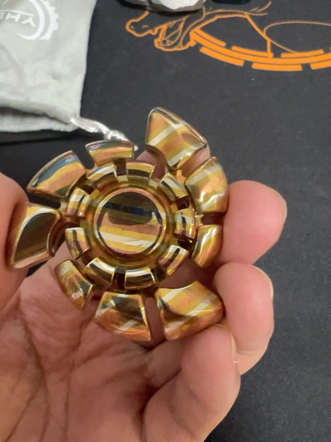 YH Flower Snail, Bronze Horse Top, Gene, Nautilus EDC