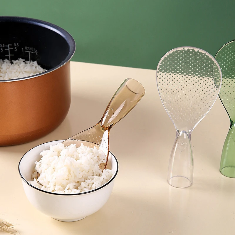 1Pc Standing Rice Spoon Non Stick PC Material Household Elec