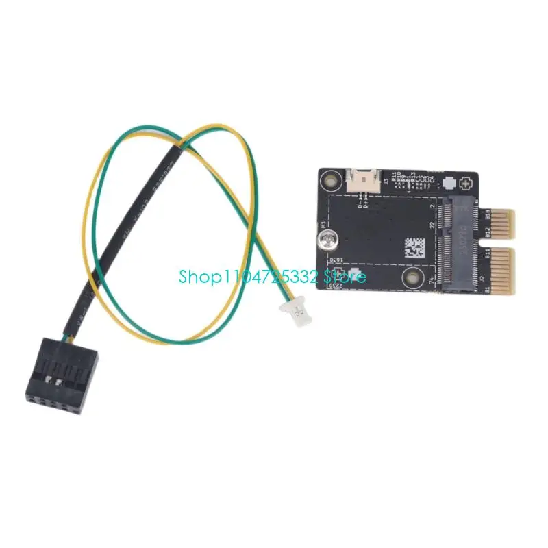 P5EA M.2 To PCIE Adapter For Ax210 Ax200 Desktop Mini Converter Board Metal