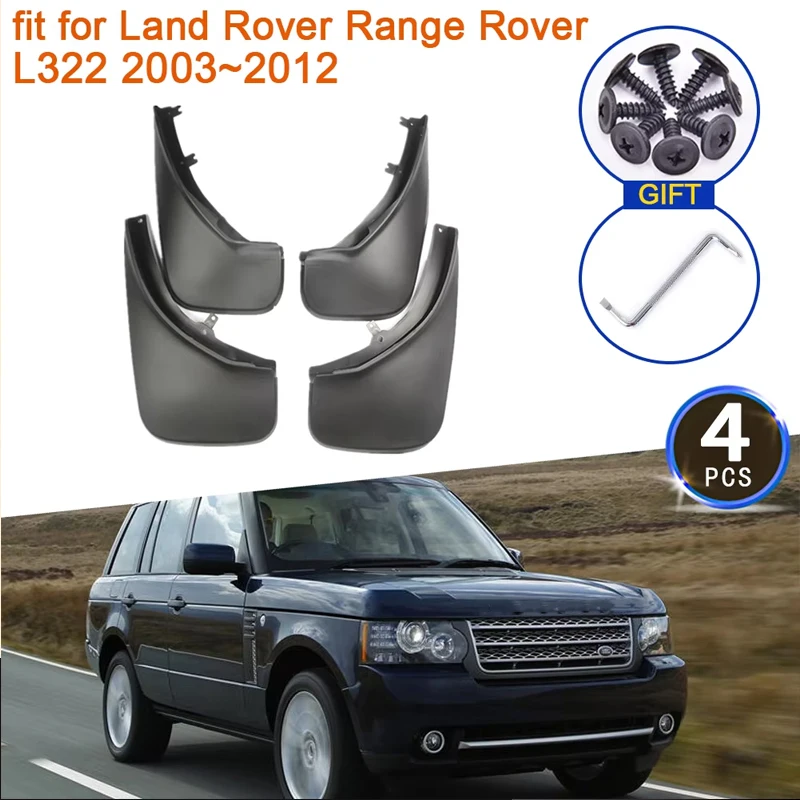 for Land Rover Range Rover L322 2003 2004 2005 2006 2007 2008 2009 2010 2011 2012 Mud Anti-splash Mudguards Fender Front Mudflap