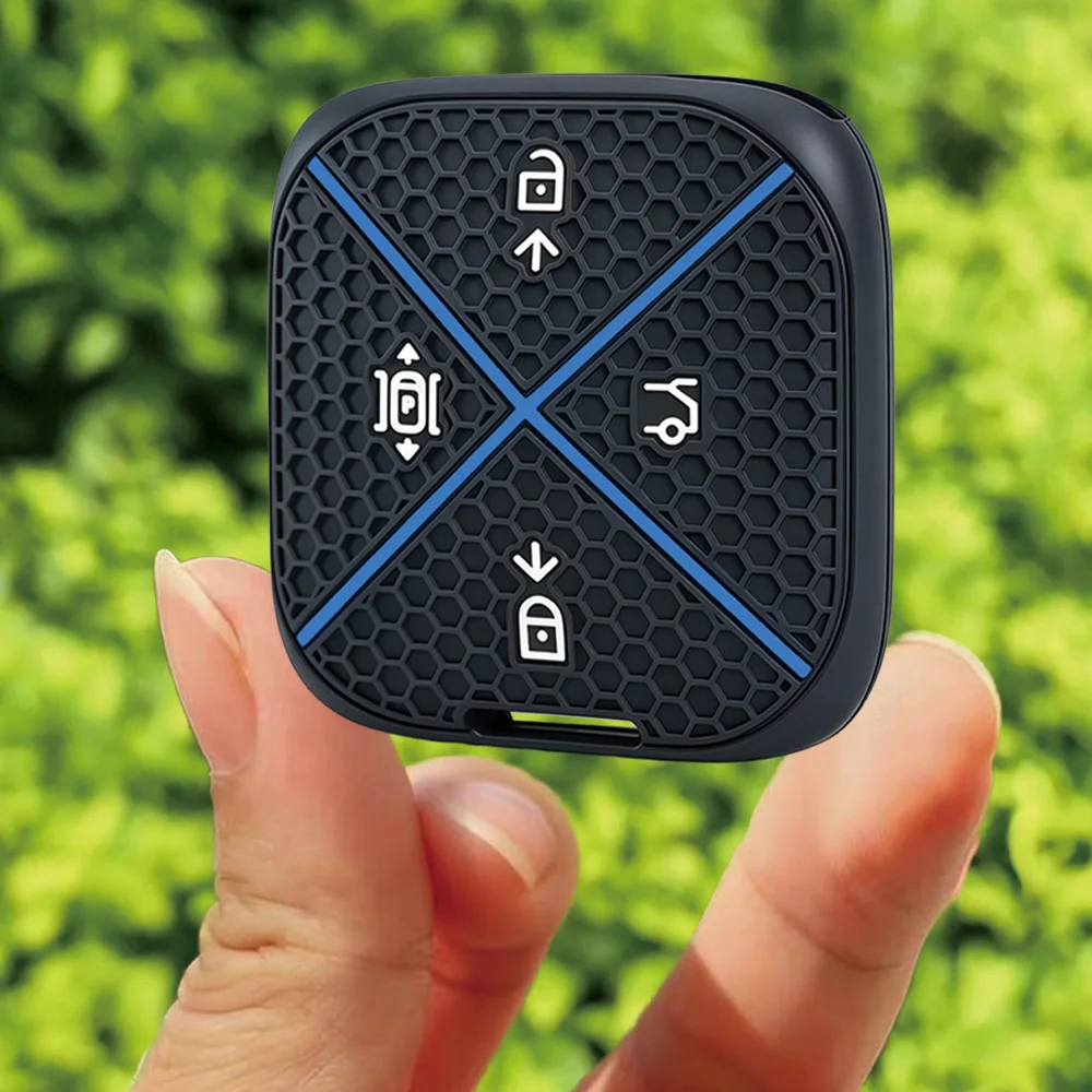 For ZEEKR 7X Silicone Car Key Fob Cover Scratch Resistant Precise Fit Non Slip Shock Absorbing
