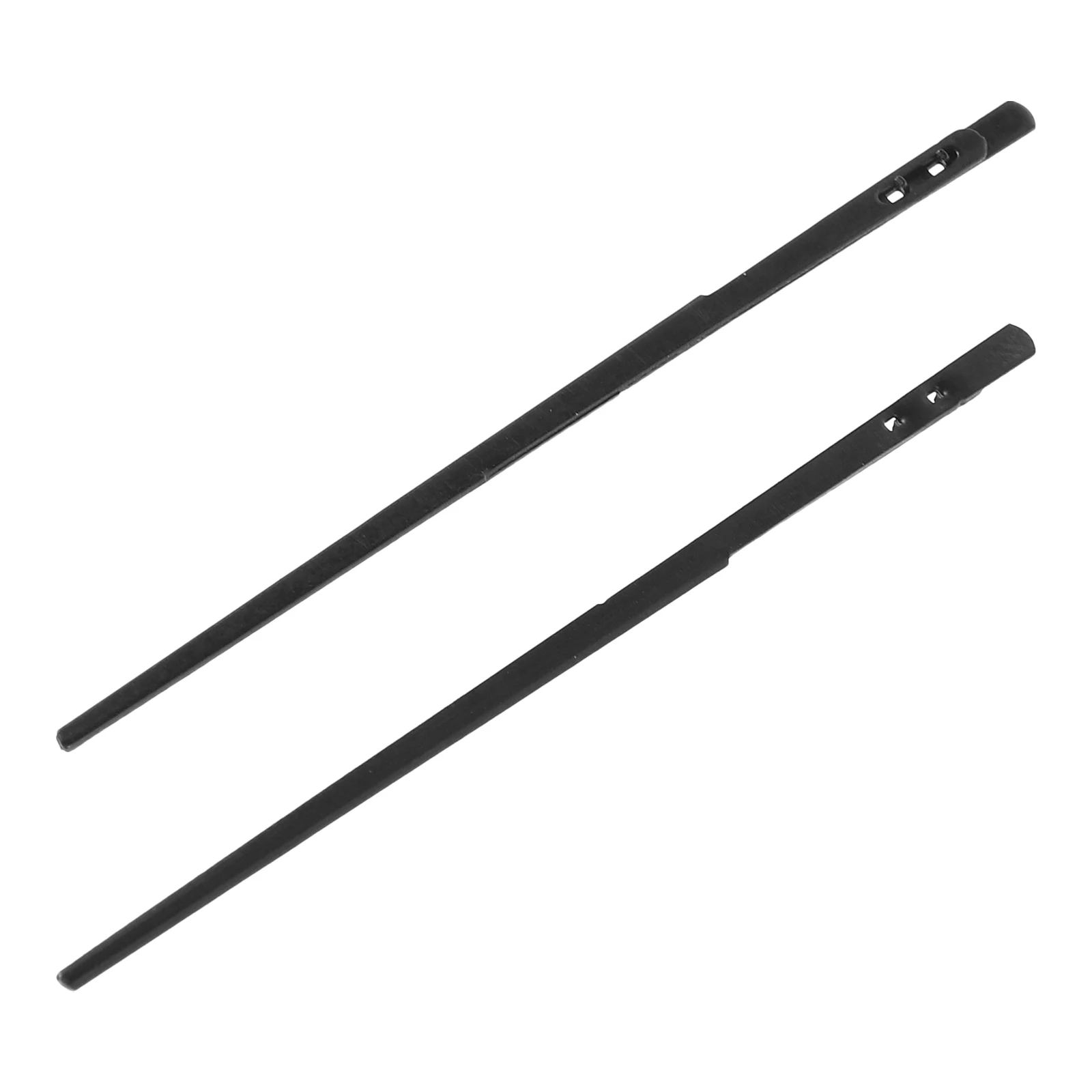 

2 Pcs Thread Needle Crafting Durable Steel Hair Sewing Needles Double Hole Tool Weave