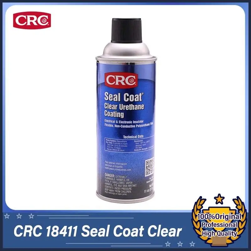 1PC CRC 18411 Seal Coat Clear 11oz CRC Clear Urethane Coating Sealing 18411