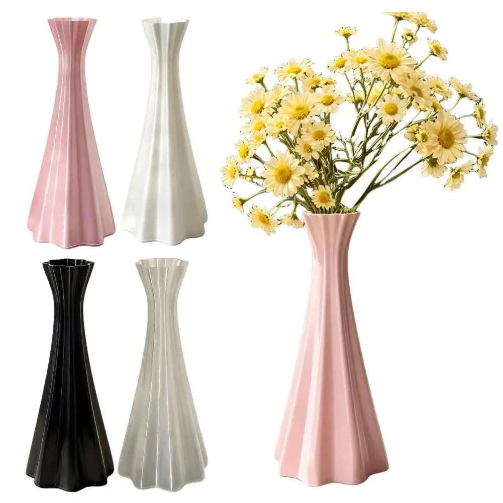 Sophisticated Floral Vase for Bedroom 3d Printed Botanical Vase for Artificial Plants Modern Minimalist 3d Printed Bud Vase
