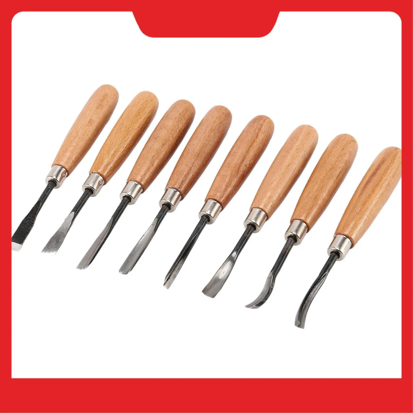 

8 шт., набор инструментов для резьбы по дереву, долото, сделай сам, художественное ремесло, деревообработка, скульптурные строжки, ручные долота для резьбы по дереву, инструменты-N38R