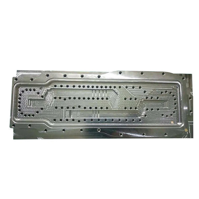 Cnc Parts Service 5 Axis Custom Milling CNC Machining Parts Aluminum Alloy CNC Machined Liquid Cooling Plate / Heat Sink Base