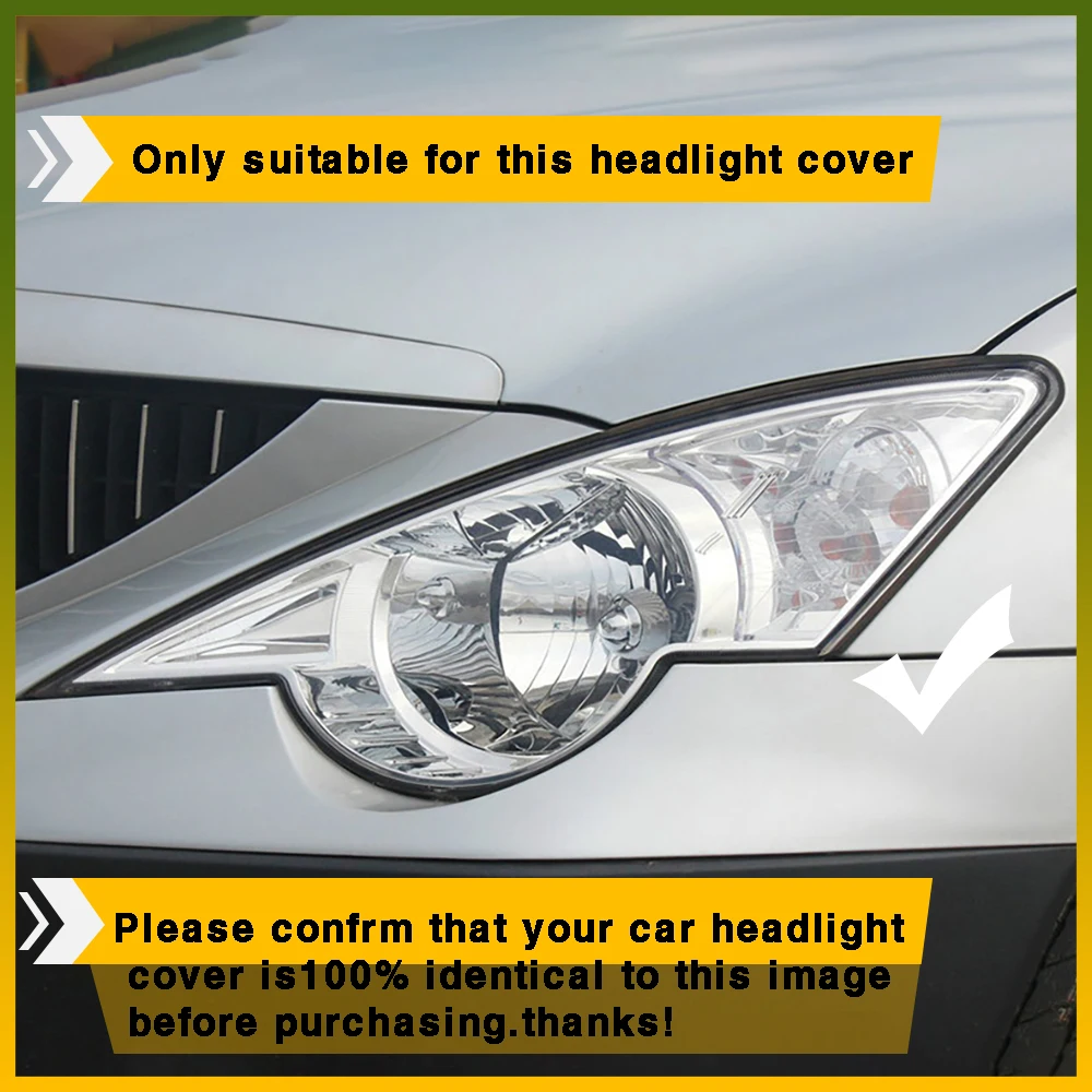 Für Ssangyong Actyon 2006-2011 Scheinwerfer Transparente Abdeckung Scheinwerfer Shell Lampenschirm Fall Plexiglas Ersetzen Original Objektiv