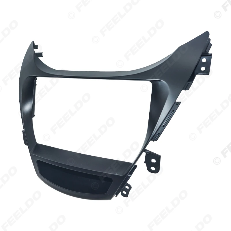 FEELDO Car Stereo 9” Big Screen Fascia Frame Adapter For Hyundai Elantra 2010 2Din Dash Audio Fitting Panel Frame Kit