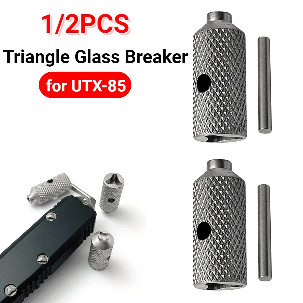 Microtech Ultratech Screwdriver Replacement Glass Breaker Driver Socket Tool Bit for UTX-85 Hand  Triangular Remover Tool