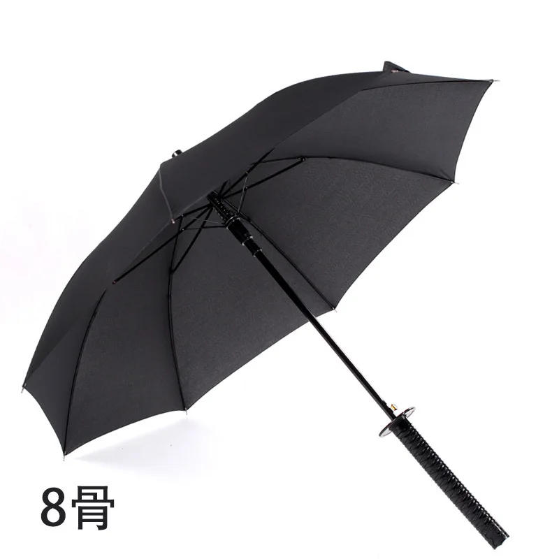 Katana Unbrella Japanese Long Handle Detachable Anime Samurai Unbrella Birthday Gift Business Waterproof Household Rain Gear