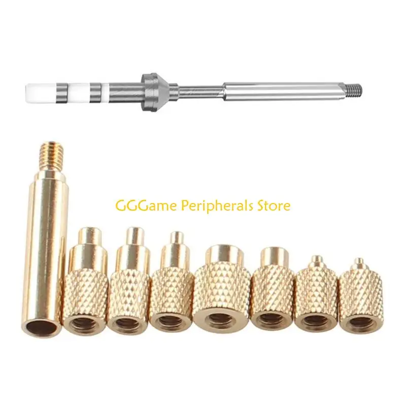 U55B Messing-Einsatzmuttern-Set M 2-M 8 Messing-Hotmelt-Einsatzmutter, geeignet für Ingenieure