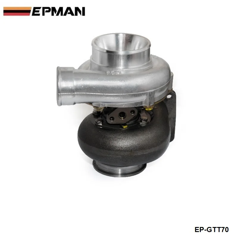 High Performance Racing T70 Turbocharger A/R .70 Rear A/R 0.84 T4 Twin Scroll 4" V-Band Oil Cooler EP-GTT70 4