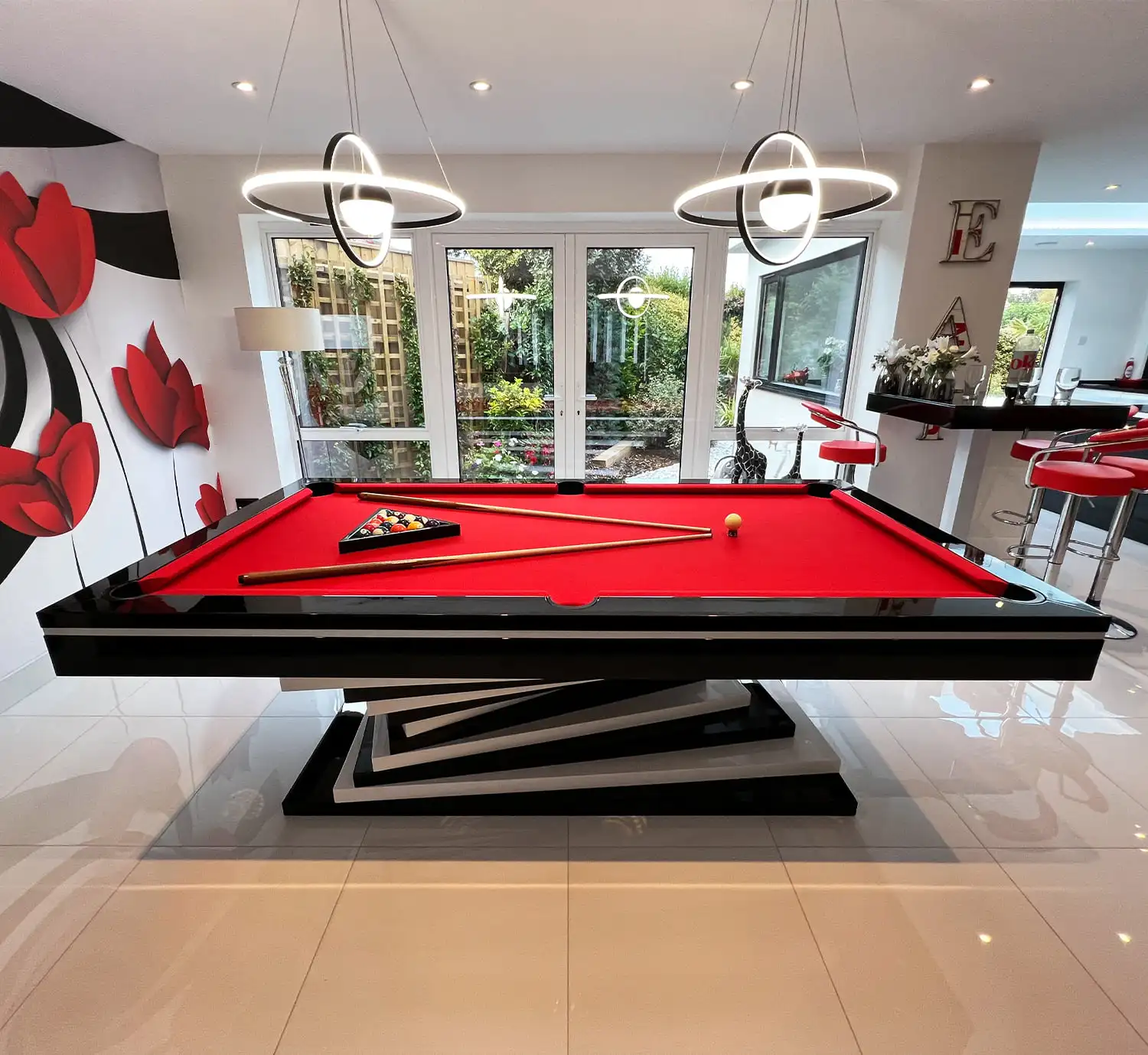 Hot Sale Luxury Chinese Modern Style Snooker Billiard Tables 7ft 8ft 9ft Indoor Outdoor Family Slate Billiard Table