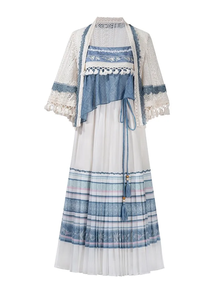 LAN Lishui New Chinese-style Hanfu Women's Set dress