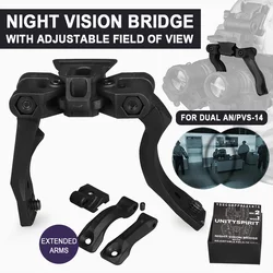 PVS-14 Night Vision Bridge con campo visivo regolabile da utilizzare con L4G24/L4G19/NS39/AKA2 e altri supporti per dumper