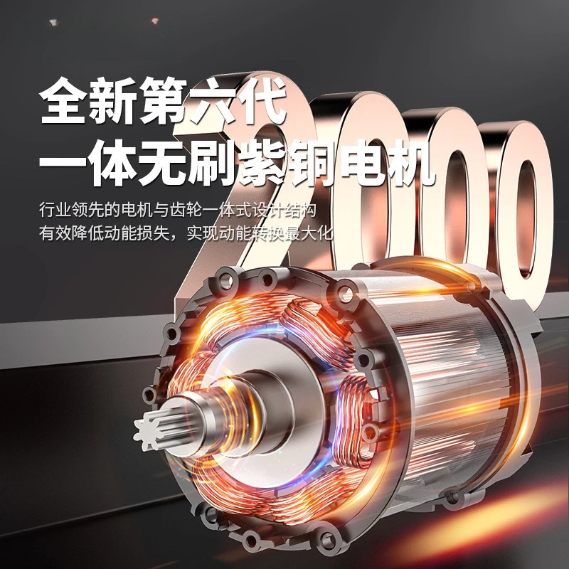 Chainsaw Small Outdoor Handheld Electric Chain Saw Lithium Battery Single Hand Saw Electric Chain Saw Tree Logging Firewood