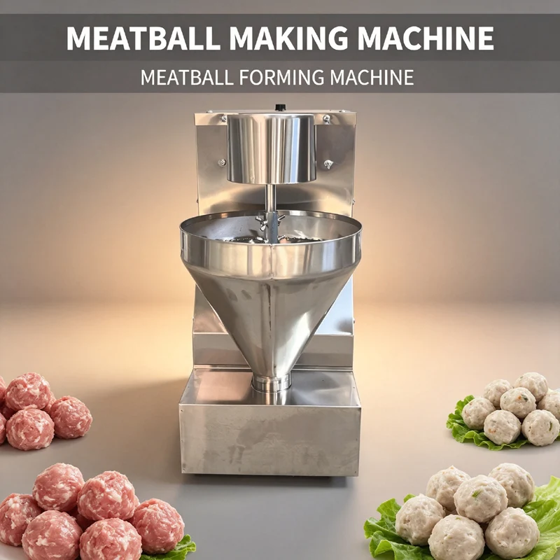 Commercial Meatball Forming Machine Small Tabletop Electric Automatic Meatball Making Machine For Food Shop