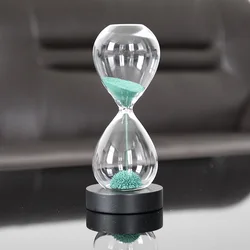 Creative Green Magnet Hourglass Sand Timer Office Desk Decoration Hourglass Decor Sand Clock Time Timer Kids Birthday Gift