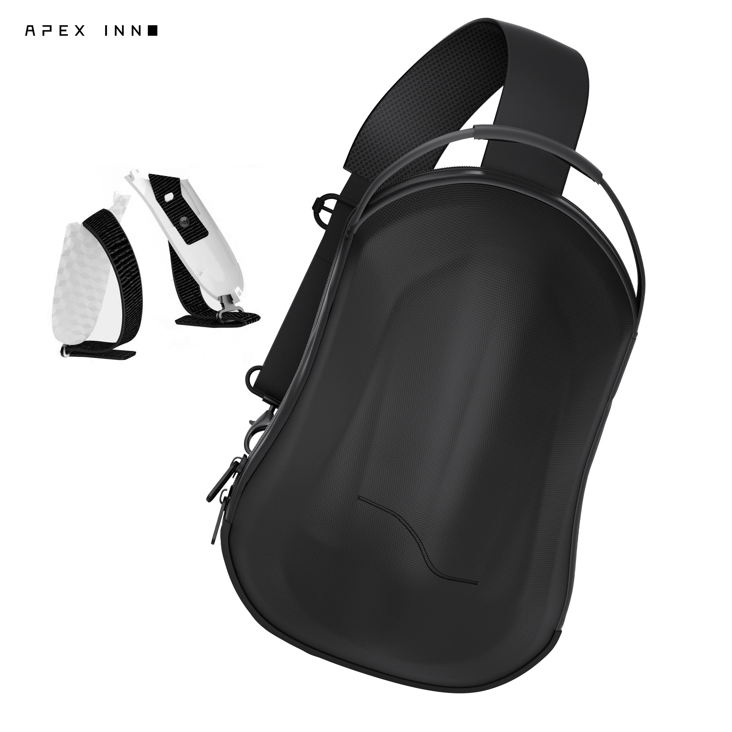 APEXINNO Controller Adjustable Battery Cover Straps for Quest 3 and Multi-Purpose Storage Bag For Meta Quest 3 VR Accessories