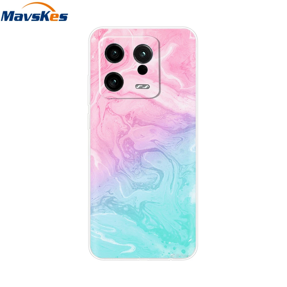 For Xiaomi 13 Case Silicone Soft Phone Coque Marble TPU Clear Cases For Xiaomi 13 Lite 13 Pro Cover Fundas For Xiaomi 13 Bumper