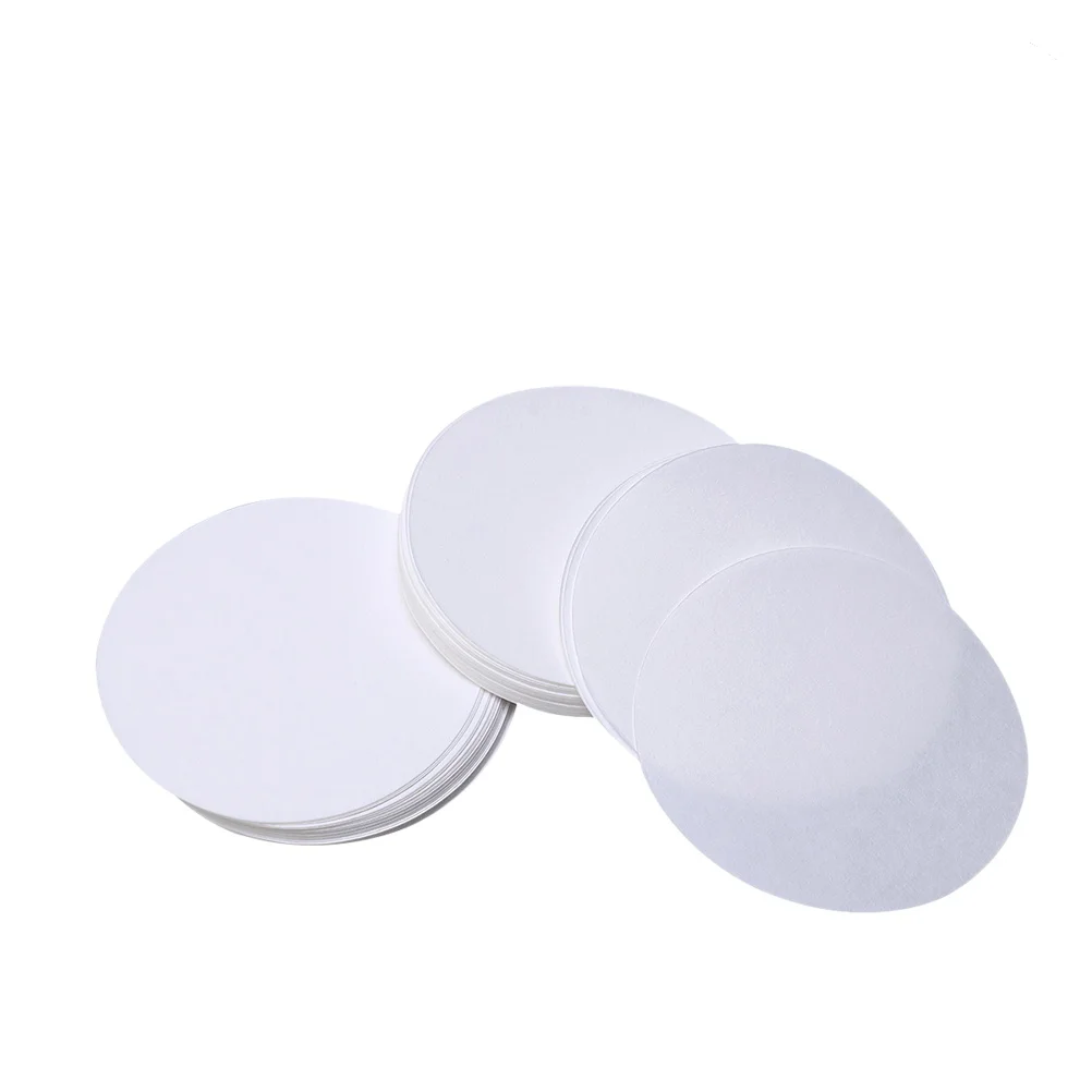 

100 PCS Discs Filter Paper Qualitative Medium Flow Rate Perculators Strainer Coffee Wafer