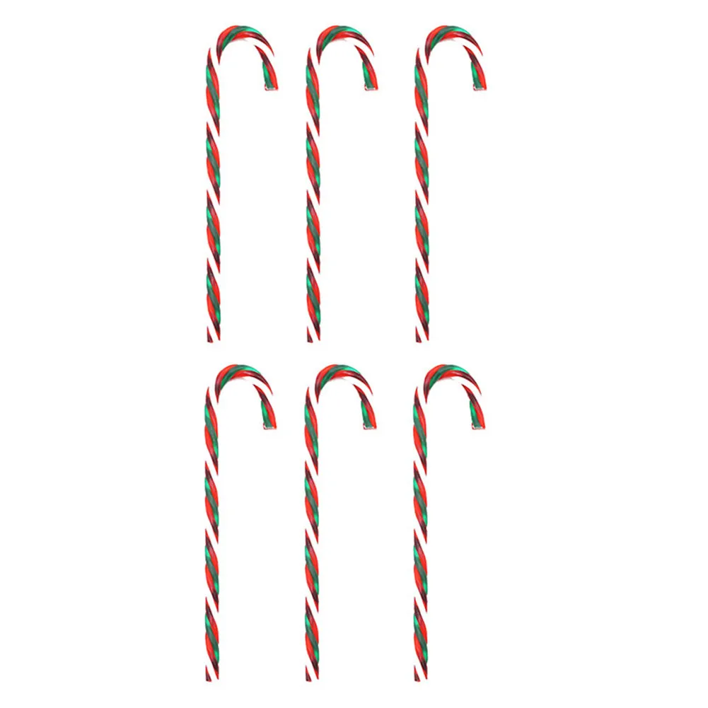 ~15CM Christmas PVC ~Candy Cane Twisted ~Crutch Christmas Tree ~Hanging Decoration Party ~Home Xmas Prop~Ornaments Kids Gift Toy