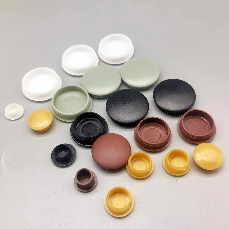 5 ~ 40 مللي متر ثقب بلاستيكي أسود التوصيل لوحة ثقب التوصيل ، الحفر المسمار ، الأثاث ثقب التوصيل ، مكافحة سرقة ثقب الباب التوصيل #4