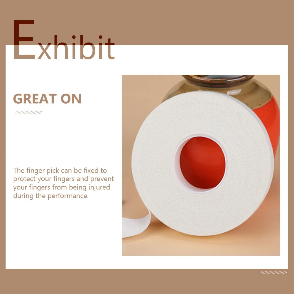 

3pcs Guzheng Finger Tapes Breathable Adhesive For Pipa Protective Strap Stage Performance Supplies Instrument Accessory