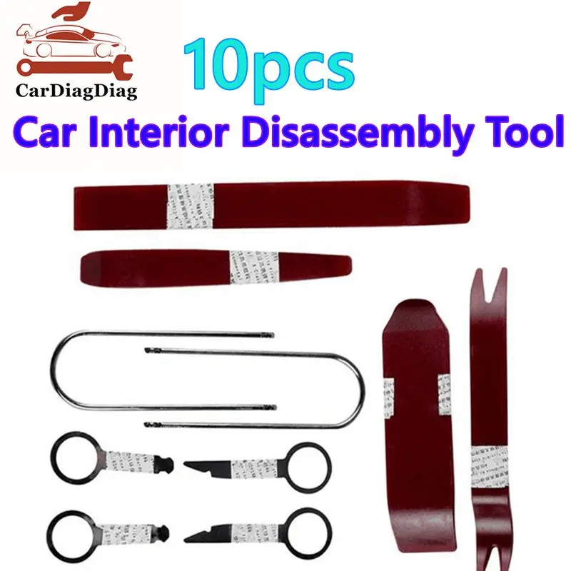 

Car Audio Disassembly Tool Plastic Car Interior Seesaw Conversion Repair Tool Plastic Pry Bar Crowbar Hand Tool Sets