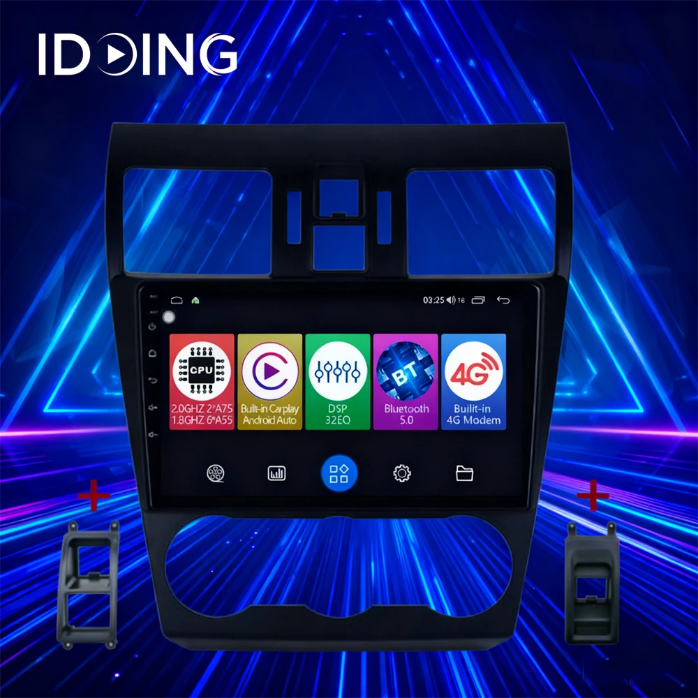 Idoing 9 inch Android Car Radio For Subaru WRX 2012-2015 Forester Impreza 4 SJ xv 2012 GPS Navigation Head Unit Plug And Play