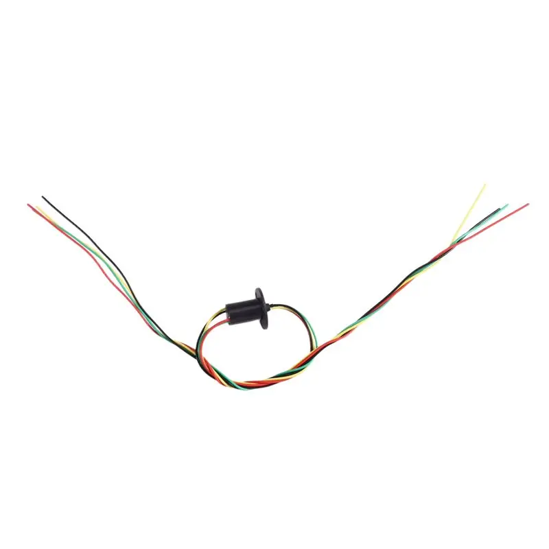 WORTHOWN-Outer Diameter 12.5Mm 4CH 5A Wind Power Slip Ring Wind Collector Ring Conductive Rotary Connection Slipring