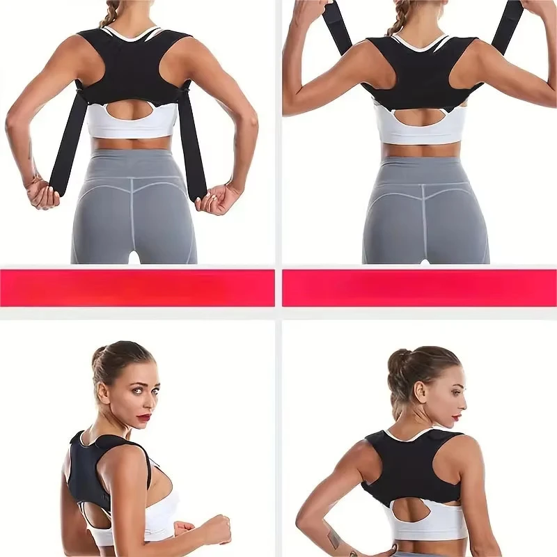 Back Posture Correction Belt Hunchback Prevention Correction of Sitting Posture Unisex Breathable Body Shaping