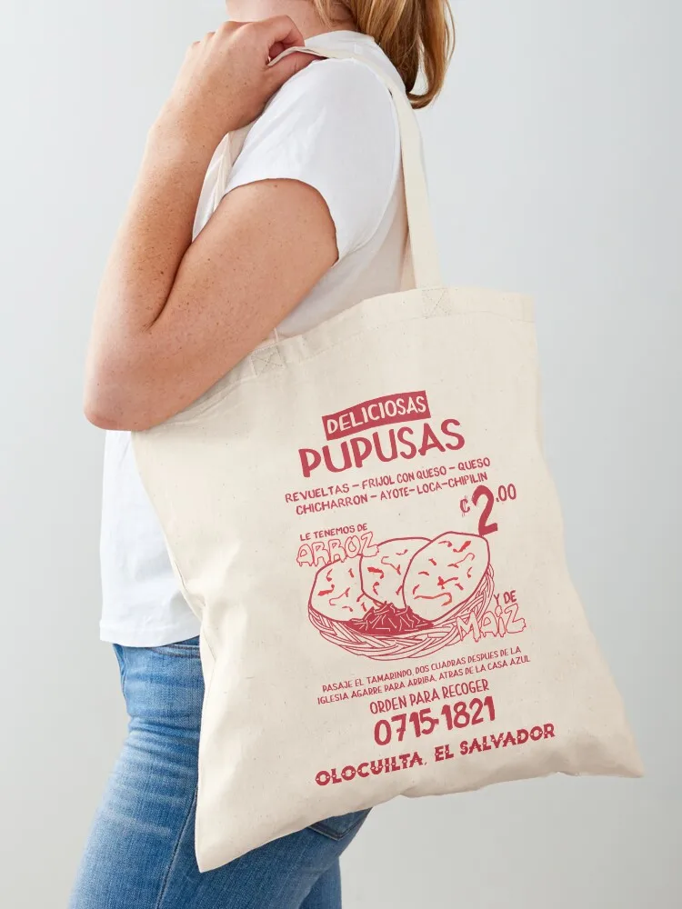 

Pupusas El Salvador Vintage Tote Bag large size bags great bag canvas tote bags Women's bags