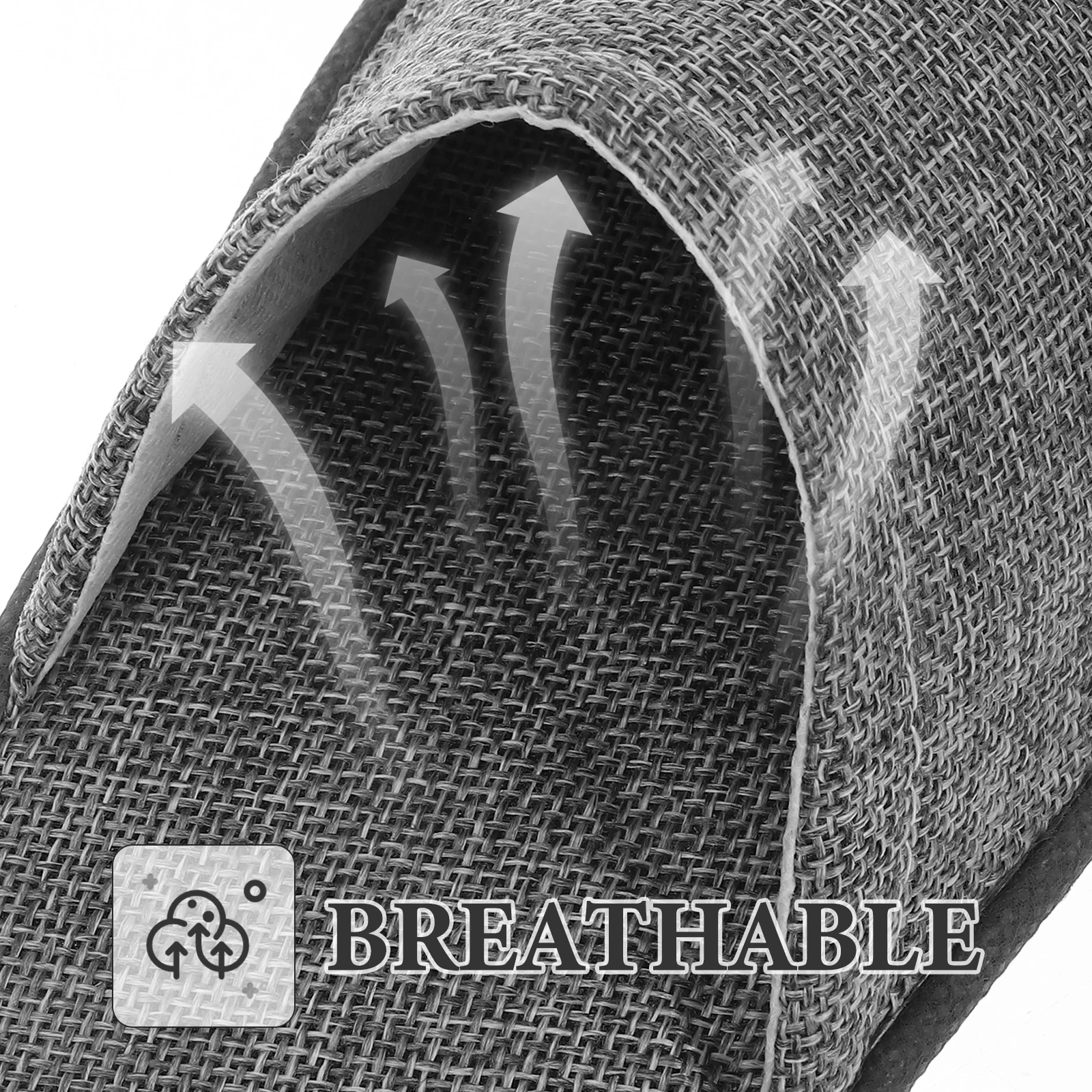 10 أزواج من شباشب قابلة للطي غير قابلة للانزلاق للمنزل والفندق والمنتجعات الصحية والسفر والضيوف من القطن والكتان خفيفة الوزن للاستعمال مرة واحدة وتصميم نظيف