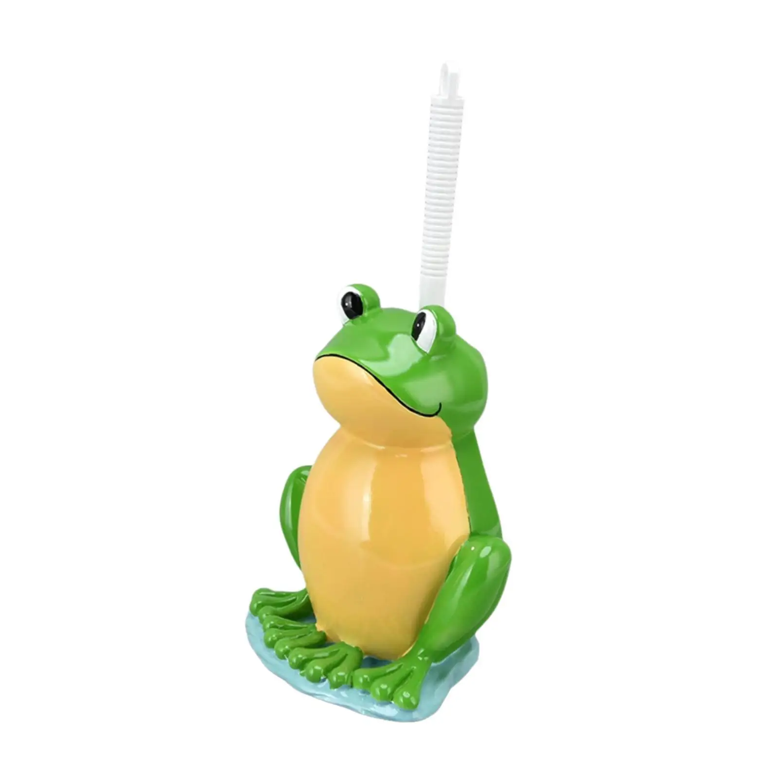 Deep Clean Toilet Bowl Brush Resin Holder Compact Scrubber Set Ergonomic Handle for Home Bathroom