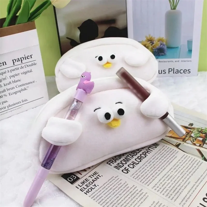 Möwe Plüsch Federmäppchen Große Kapazität Plüsch Tier Schreibwaren Aufbewahrungstasche Make-up Tasche Kawaii Bleistift Tasche Schulbedarf