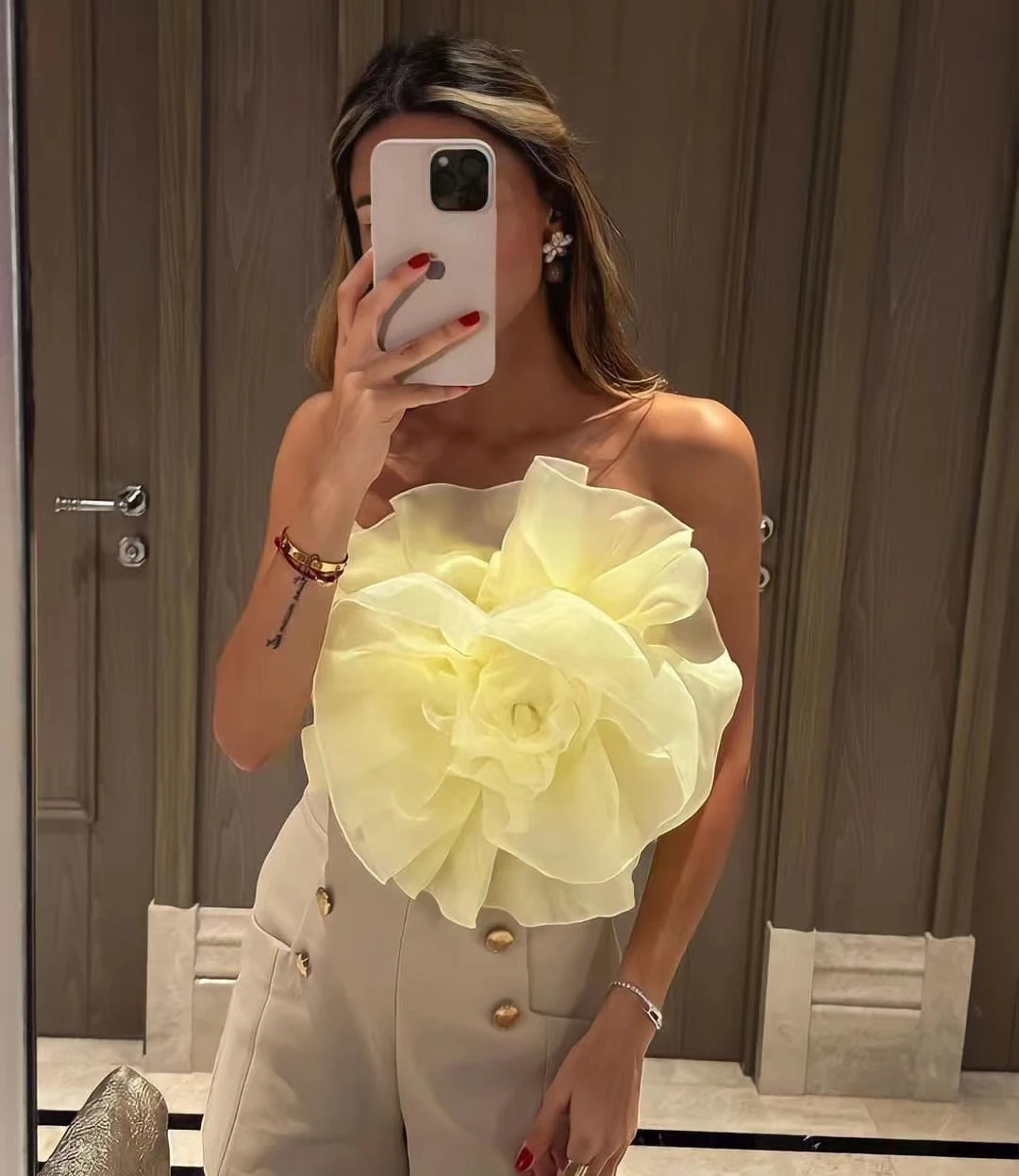 AsaNagi 2023 New Design Women's Clothing Big Flower Jumpsuit Shorts Party Birthday Daily Dresses شارون سعيد فساتين سهره