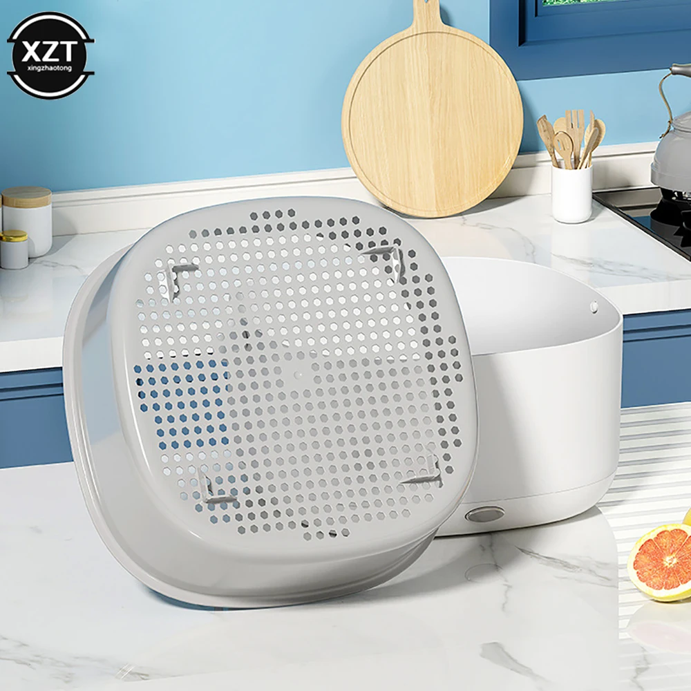 New Electric Ultrasonic Food Purifier Vegetable Cleaning Basket Wireless Fruits Washing Machine Remove Pesticide Reside Purifier