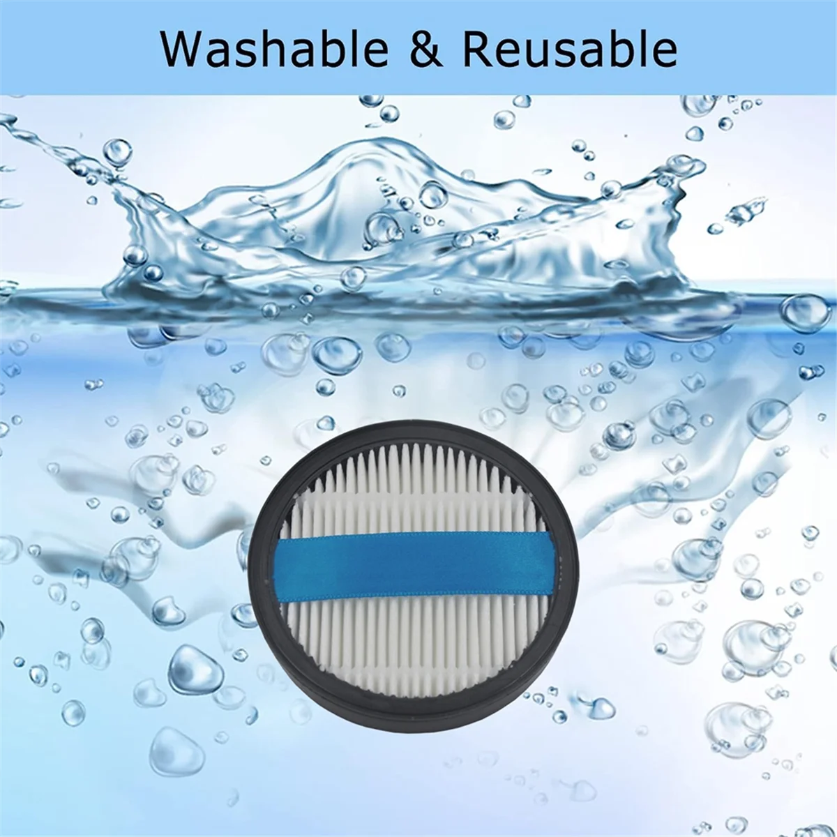 3PCS Hepa Filtes for Proscenic P12 P13 Ultenic U12 U13 Vacuum Cleaner Attachments Replacement Parts Washable Filter