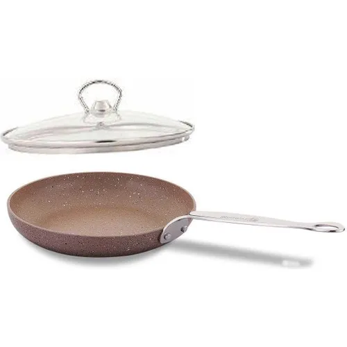 Korkmaz A2918 Browni Pan 26 cm. With Glass Lid