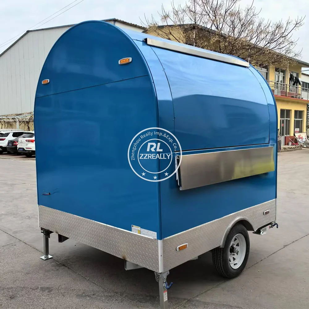 

Mobile Concession Food Trailer Customized Fully Equipment Outdoor Food Vending Truck Street Coffee Snack Cart