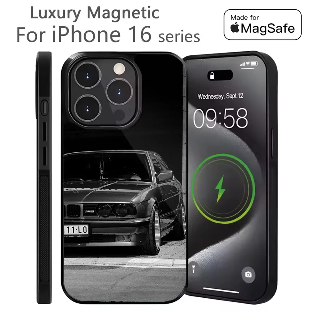 

car B-BMW E20 E30 E36 Phone Case For iPhone 16,15,14,13,12,11,Plus,Pro,Max Mini Magsafe Magnetic Wireless Charging