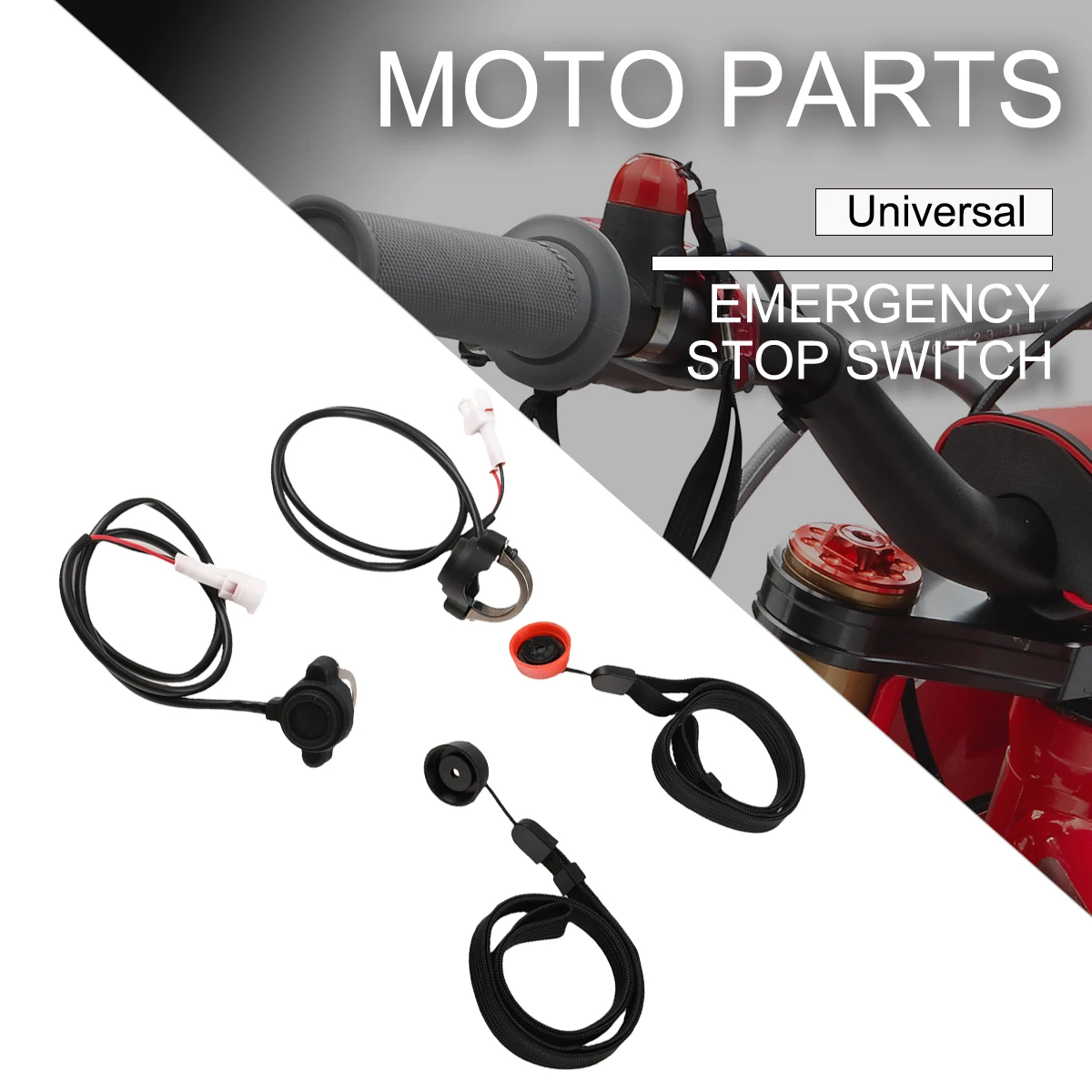 Interruptor de emergência para motor de ATV, tampa superior magnética com alça de pulso, interruptor de ligar/desligar para KTM HUSQVARNA HONDA MONTESA SHERCO BATA KAYO