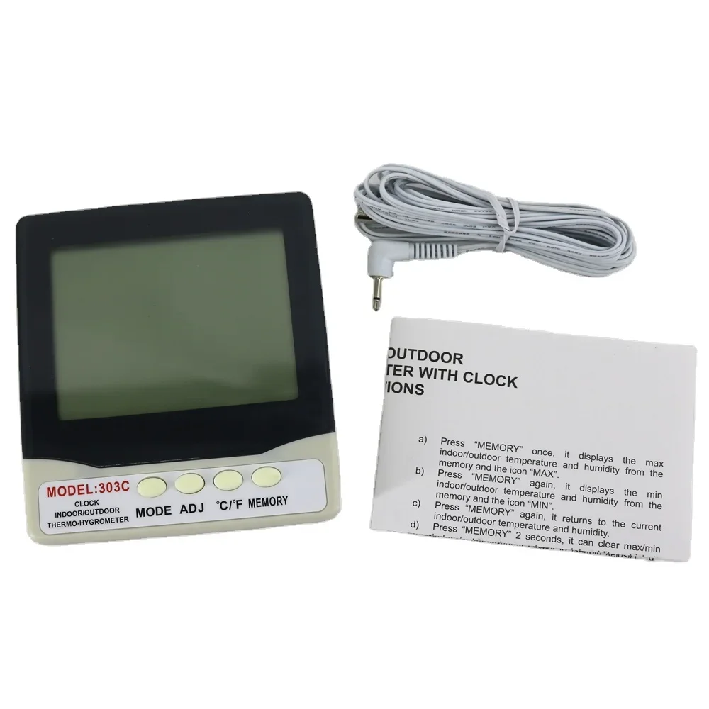 2026 GR-303C Thermo-Hygrometer  Psychrometer Hytro-Thermometer Hygrometer Thermo-Hygrometers 303C